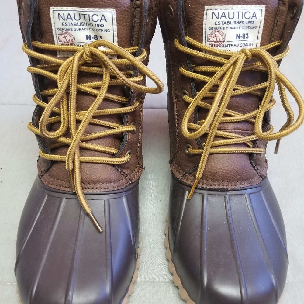 Men's Nautica Boots Size 9 Channing all weather- Rain, Winter, Work, Hiking